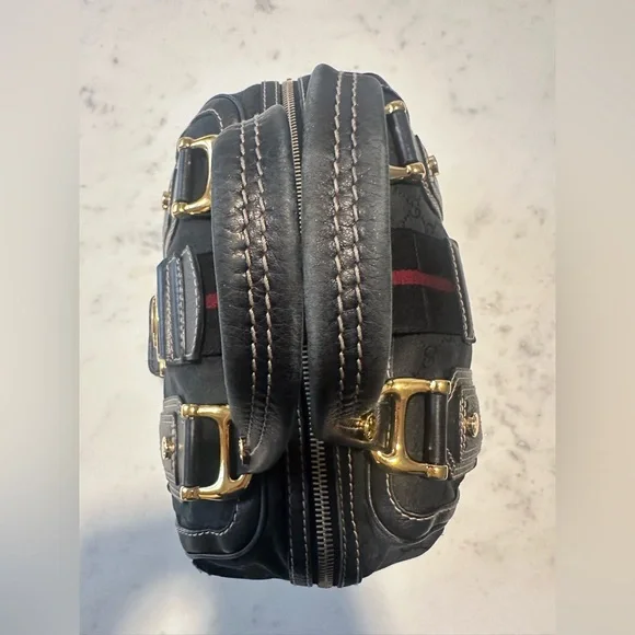 Authentic Gucci GG Canvas Aviatrix Boston Bag - Picture 8 of 11